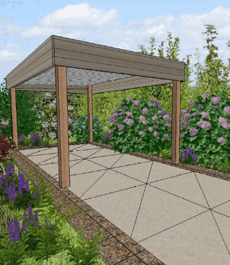 Carport 5x5 Pour Abriter Deux Voitures Carport En Bois