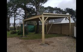 carport toit plat luxe