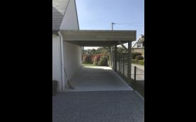 carport toit plat haute qualité