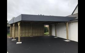 garage de qualité bois