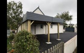 carport haute qualité bois